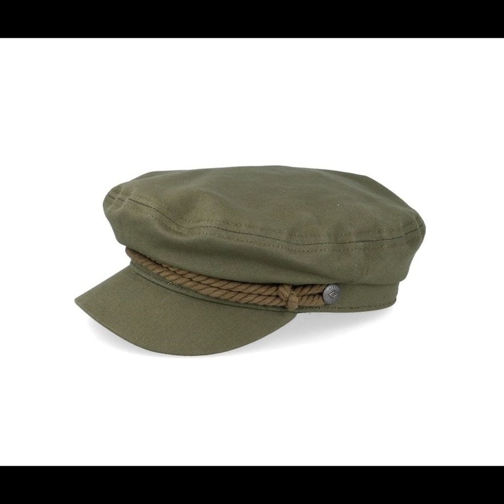 Brixton Olive Green Fiddler Cap